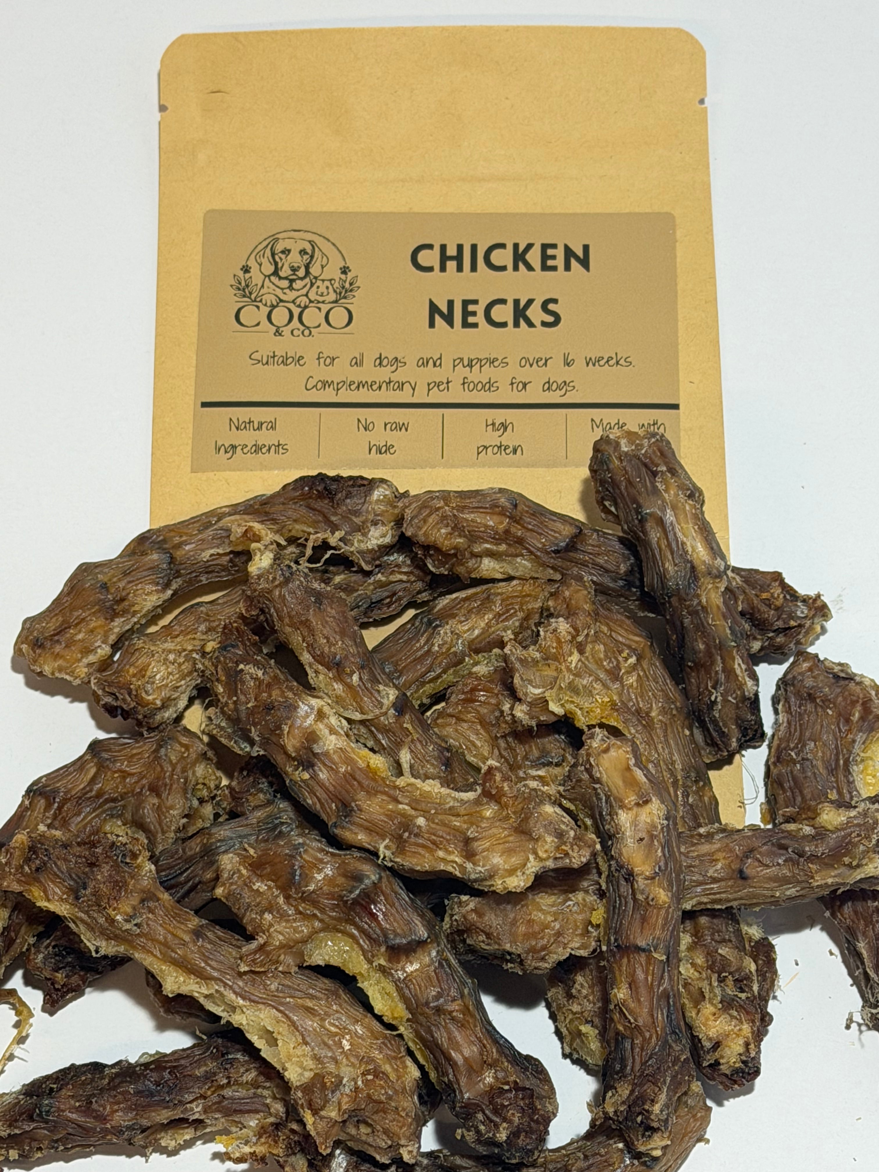 Coco's Pantry Chicken Necks natural dog treats