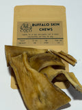 Coco's Pantry Buffalo Head Skin natural dog chew