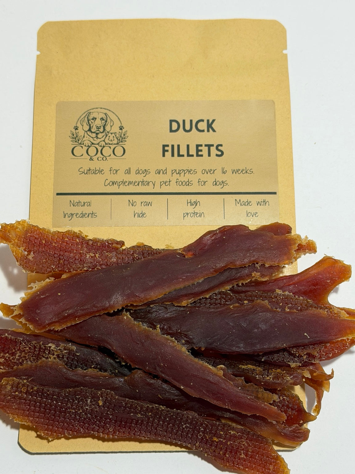 Coco & Co. Duck Fillets dog treats
