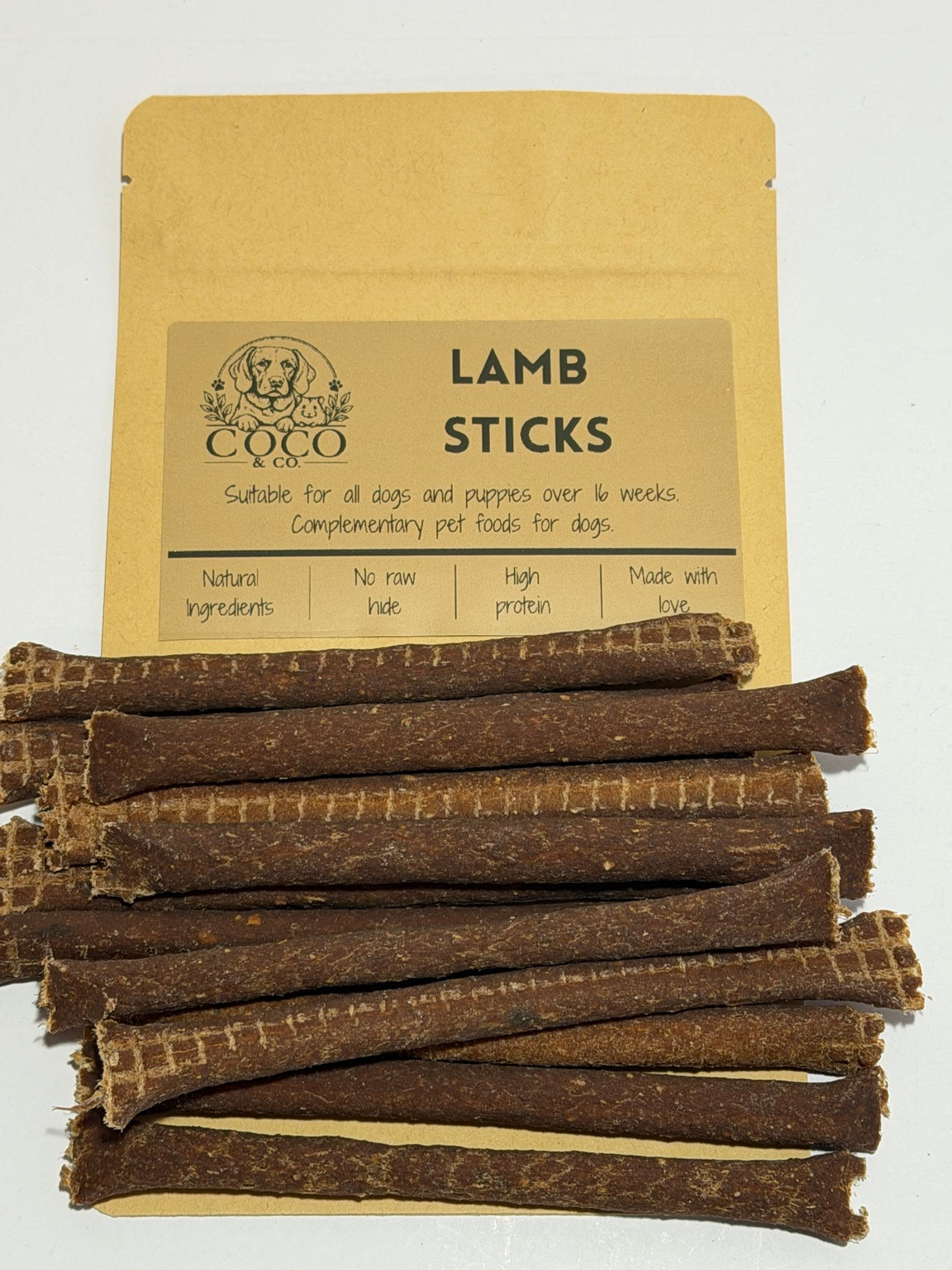 Coco & Co. Lamb Sticks dog treats