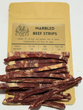 Coco & Co. Marbled Beef Strips dog treats