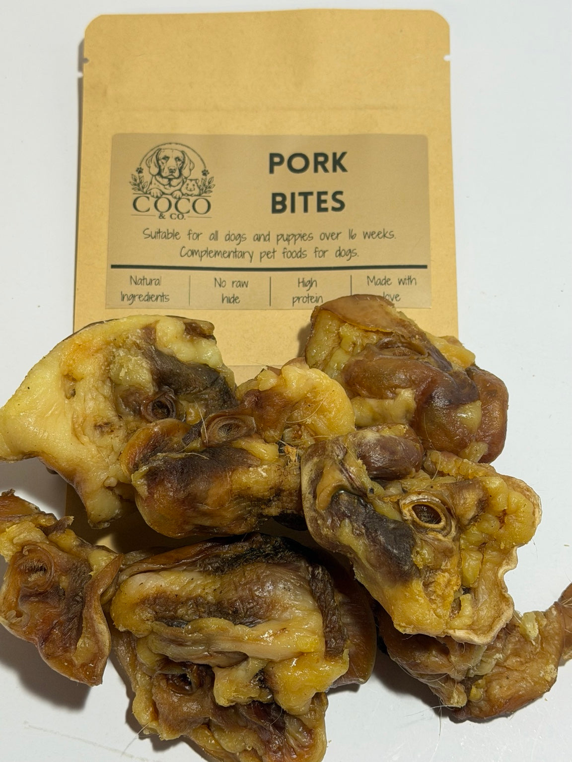 Coco & Co. Pork Bites dog treats