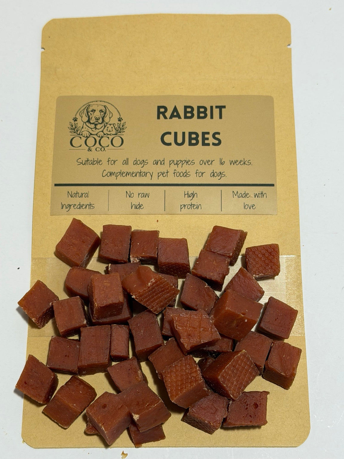 Coco & Co. Rabbit Cubes dog treats