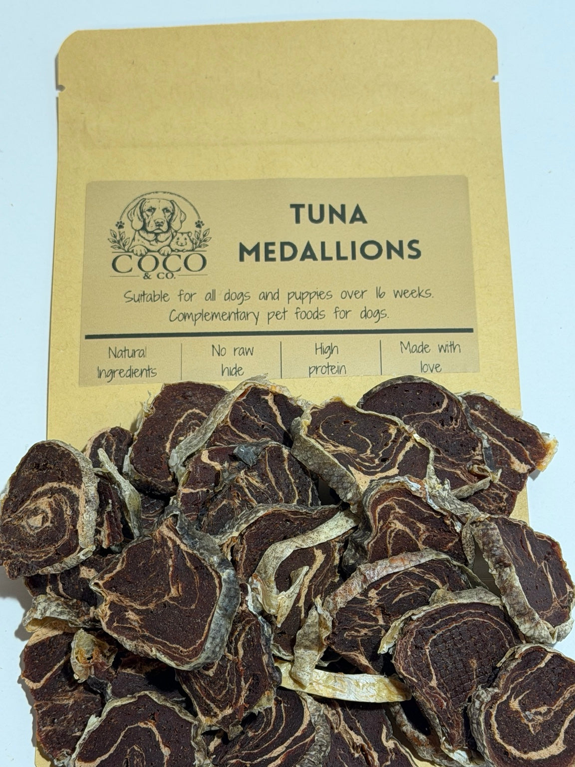 Coco & Co. Tuna Medallions dog treats